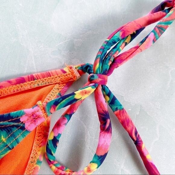 Primark floral pattern tie sides bikini bottom 4 - Picture 3 of 5